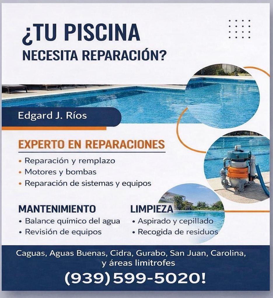 Edgard J. Pool Cleaning and Maintenance
