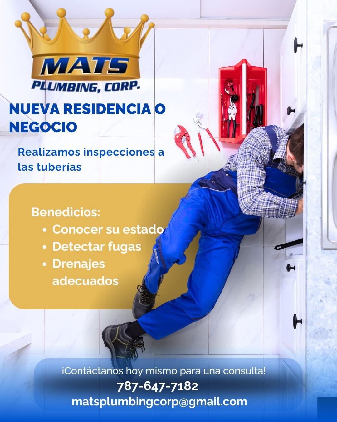 Mats Plumbing Corp.