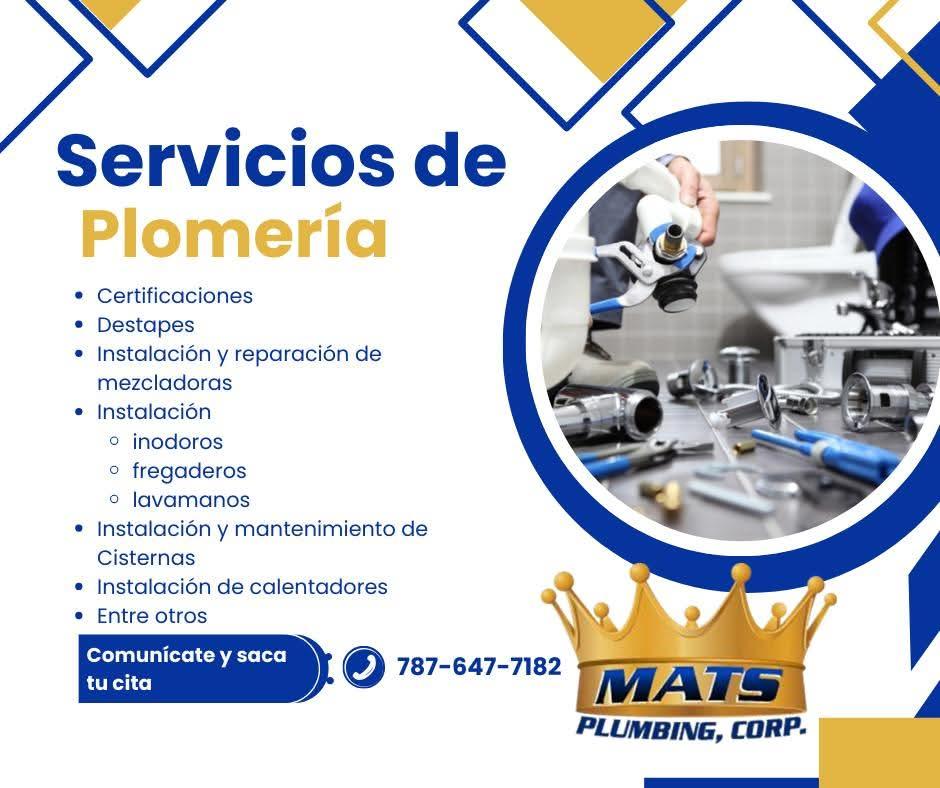 Mats Plumbing Corp.