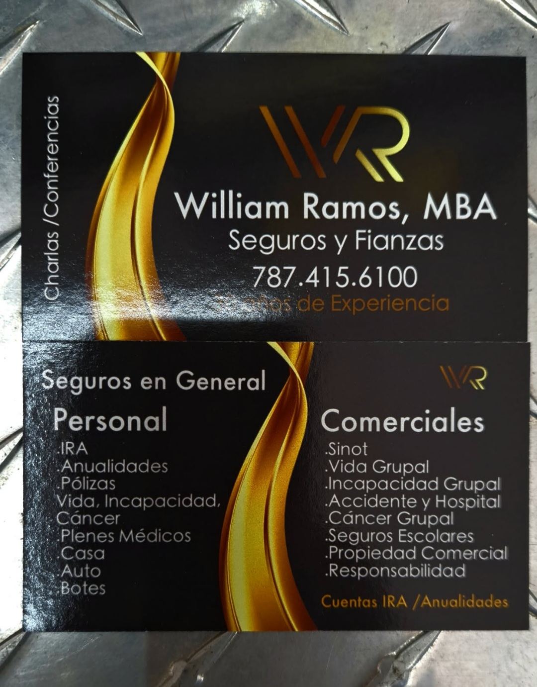 William Ramos, representante autorizado